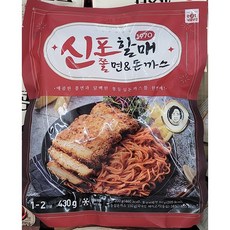 EAT WAVE 1970 신포할매 쫄면 & 돈까스 430g, 1개