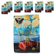 KOIKEYA 湖池屋 薯條 日本新創產業 熊本赤牛山葵醬油口味, 12個, 52g