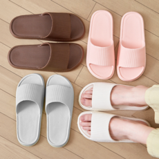 에버리즈 여성 남자 거실화 거실슬리퍼 실내슬리퍼 거실 실내화, C. 그레이, 1개