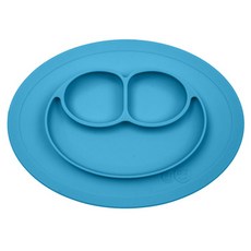 美國ezpz Mini Mat迷你餐盤 (正版公司貨，有防偽標籤), 寶石藍, 1個
