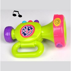 6개월 영유아 소리나는 미니아기나팔 아동용나팔 신체발달 유아악기 베이비악기 유치원, 1개