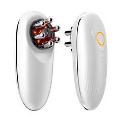 新款彩光負壓推脂機按摩器塑形儀ems微電流臉部提拉緊緻美容儀, 一台, 白色