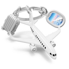 【Metalmorphose/MTM】飛機鑰匙圈 飛航旅遊 飛機窗, 1個