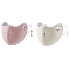 산리오 캐릭터 아동 방한 기모 마스크 1+1 길이 조절 스트랩으로 맞춤 착용