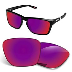 오클리 Sylas OO9448 57mm 선글라스와 호환되는 1.5mm 교체 렌즈 긁힘 방지 및 충격 방지 - 미드나잇 선 편광