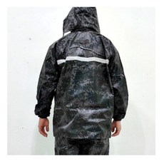 차징샵유통 남자 방수 밀리터리 배달 투피스 라이더 오토바이 우비 레인코트 XL