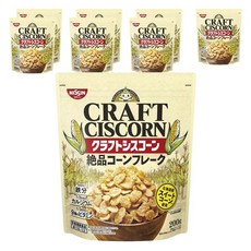 닛신 크래프트 시스콘 일품 콘 플레이크, 200g, 8개