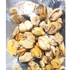 중화 중국요리 해산물 짬뽕 손질 껍질없는 자숙 홍합살 (100-200) 200g, 1개