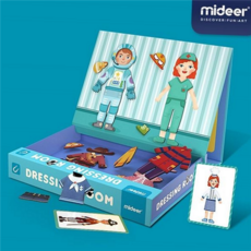 아동 자석 보드 학습 놀이 완구 어린이 자석 보드 유아 갈아입히기 창의력 발달 교구 두뇌 역할 게임