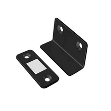 免釘磁力貼 隱形門吸 強磁吸門器, 1個, L型 黑色