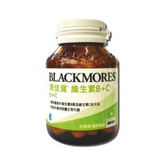 BLACKMORES澳佳寶 維生素B群+C 60錠 活力充沛 增強體力 台灣公司貨, 1個, 60顆