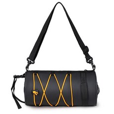 自行車圓筒車頭車頭包 山地車公路車防水前樑包 多功能上管包 騎行裝備, 1個, 橘色,10寸