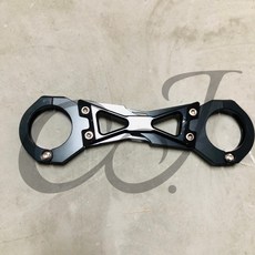 51mm 前減震穩定器 電動車/機車穩固器，提升操控性與騎乘舒適度, 黑 Black
