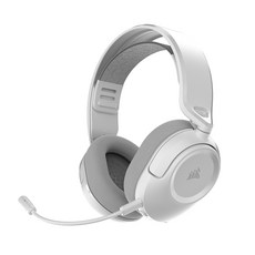 커세어 HS35 V3 초경량 3모드 유무선 블루투스 게이밍 헤드셋 C타입수신기, 화이트, 게이밍헤드셋 화이트, 게이밍헤드셋