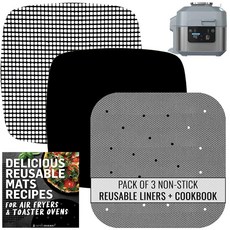 Cosori 3.6L(3.7쿼트) 재사용 가능한 에어 프라이어 라이너 Instant Pot Vortex Plus 4qt 에어프라이어 Chefman 2.6qt 17.8cm(
