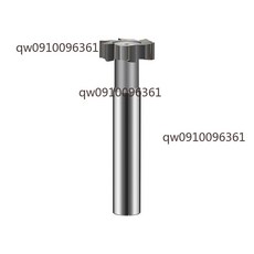 巨辰 鎢鋼 T型槽銑刀 10mm 直柄 T形刀 鎢鋼刀刃 適用 HRC35-40碳鋼/鑄鐵, 1個