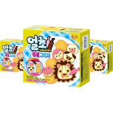 HAITAI 海太 動物造型系列DIY巧克力風味餅乾, 單品, 3盒