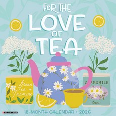 (英文圖書)For the Love of Tea 12 X 12 Wall Calendar Spiral, Willow Creek Press Calendars, 英文, 線圈