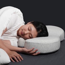 펌플렉스 라인업베개 경추 거북목 일자목 목디스크 메모리폼 베개 옆으로자는 베개, 멜란지그레이, 1개