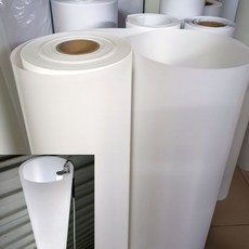 PVC羊皮紙 吊頂雕花板花格貼 不透明燈膜紙 透光遮光防刺眼材料, 1個, 1米寬純白0.3毫米厚