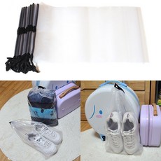 에이러브 끈조임 투명 두꺼운 비닐봉투 32X42cm 15장