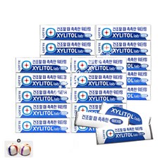 롯데 자일리톨 랩 워터링 껌 24g(판형) x 20개+자색옥춘사탕 20g, 1세트, 480g