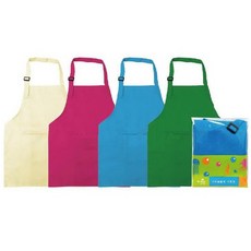 中華筆莊 小兒童圍裙 我愛中華兒童圍裙 54x43cm 前方有口袋