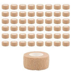 48개입 접착 밴드 너비 2.5cm 스포츠붕대, 베이지