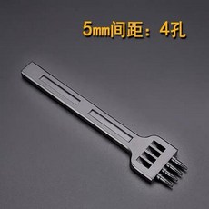 가죽 공예 도구 Diy 라운드 행 펀칭 3456mm 간격 구멍 펀치 레이싱 스티칭 손 바느질 스레드, 5mm-4 펀치, 1개