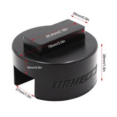 및 미니 슬롯 고무 보호기 블랙 용 패드 잭 범용 레일 프레임, DIA 78mm 1pcs