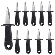 손질 조개칼 B타입, 10개, 블랙