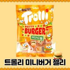 트롤리 미니버거 모양젤리 5개입, 50g, 6개
