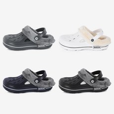 PWX 바로인 남여공용 포이시 방한 샌들 가볍고 깔끔한 컬러 따뜻한 털안감.