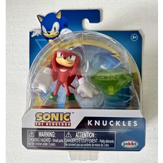 소닉 Sonic The Hedgehog 디럭스 시리즈 - 에메랄드가 있는 너클 6.4cm, 1개