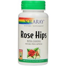 Solaray 玫瑰果萃取膠囊 550mg, 100顆, 1罐