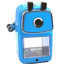 Tomato 萬事捷AS-920大小通吃鐵製筆機 高級手搖削筆機 削筆機, 藍, 1個