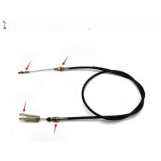 지게차 브레이크 케이블 와이어줄 핸드 와이어 라인 운반, 나사봉 1.5m 유압 브레이크 앞부분, 1개