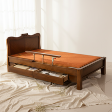 신라온돌흙침대 1002 안전가드 서랍형 황토숯침대 슈퍼싱글, 우측(설치시 좌/우 변경가능)