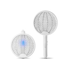 POLYWELL 寶利威爾 折疊式兩用電蚊拍 紫光滅蚊燈 USB充電 可壁掛 誤觸保護 露營野餐, 圖片色