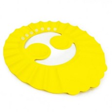 크기조절 샴푸캡 유아선물, 귀마개형 옐로우, 상세페이지 참조, 1개