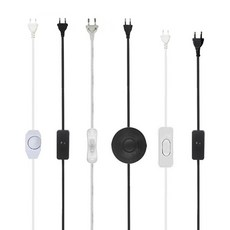 중간스위치코드선 조명스위치부착 디머스위치 풋스위치 DIY스위치 중간스위치코드모음전, K2-3_DIY 코드선(화이트), 1개