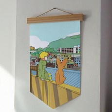 eh133-우드페넌트_40CmX62Cm_어린왕자