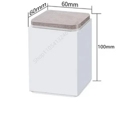 4Pcs 중금속 가구 발 받침대 높이 조절 패드 소파 의자 테이블 내마모성 미끄럼 방지 매트, 04 Square-White-10cm
