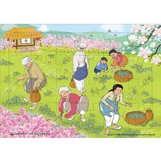 치매 예방 인지 향상 사계절 퍼즐 - 봄, 새샘