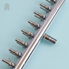 에어 분배 장치 십구 분지기 산소 공급 조절 밸브 어항 브로워 연결 수조, 1개