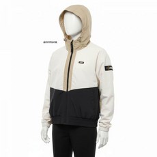 내셔널지오그래픽 N233WFT170 여성 타슬란 우븐 칼라블록 집업 재킷