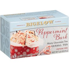 Bigelow Tea Perfectly Mint 홍차 카페인 티백 총 20개 262429, 37g, 1개, 1개입
