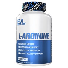 EVLUTION Nutrition L-精胺酸錠, 1個, 90錠