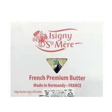 코스트코 냉장 이즈니 가염 포션 버터 10gx60, 60개, 10g