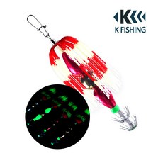 케이피싱 스커트볼 구슬에기 문어 쭈꾸미 에기 낚시 채비, 1개, 14g, 스커트볼레드KF